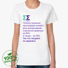 Женская футболка органик
