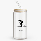 Банка с бамбуковой крышкой