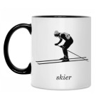 Кружка двухцветная