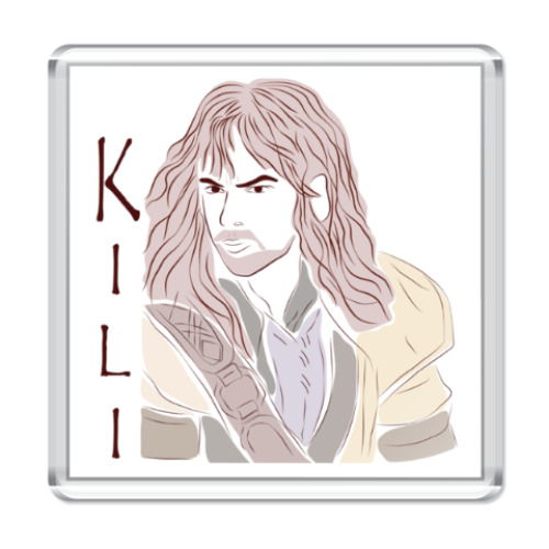 Магнит с принтом Гном Кили ('Хоббит')