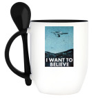 Кружка с ложкой