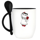 Кружка с ложкой