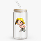 Банка с бамбуковой крышкой