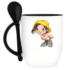 Кружка с ложкой