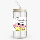 Банка с бамбуковой крышкой