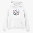 Толстовка худи оверсайз