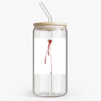 Банка с бамбуковой крышкой