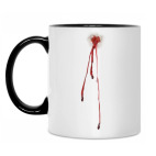 Кружка двухцветная