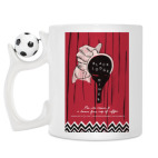 Кружка с футбольным мячиком