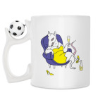 Кружка с футбольным мячиком