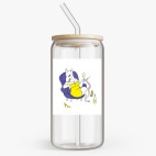 Банка с бамбуковой крышкой