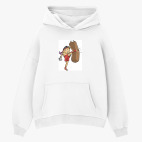 Толстовка худи оверсайз