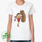 Женская футболка органик