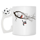 Кружка с футбольным мячиком