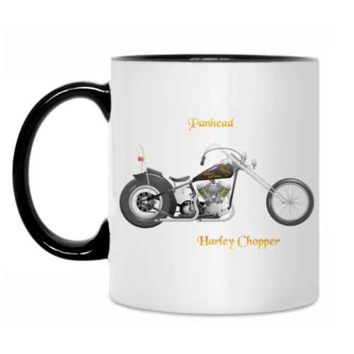 Кружка с принтом Harley Devidson