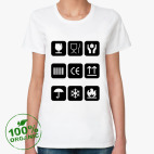 Женская футболка органик