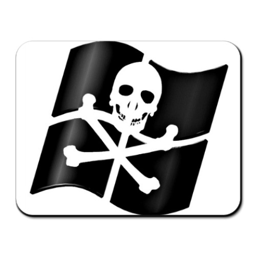 Коврик для мыши с принтом Хакер