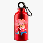 Металлическая бутылка 400 мл UV-DTF