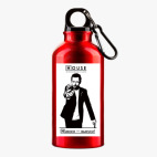 Металлическая бутылка 400 мл UV-DTF