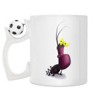 Кружка с футбольным мячиком