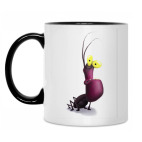 Кружка двухцветная