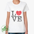 Женская футболка органик