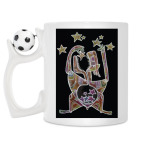 Кружка с футбольным мячиком