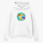 Толстовка худи оверсайз