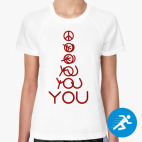 Женская спортивная футболка