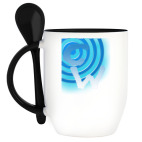 Кружка с ложкой