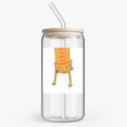 Банка с бамбуковой крышкой