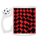 Кружка с футбольным мячиком