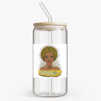 Банка с бамбуковой крышкой