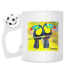 Кружка с футбольным мячиком