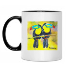 Кружка двухцветная