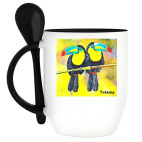 Кружка с ложкой