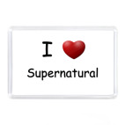 Магнит 7,5 x 5,1 см I Love Supernatural