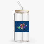 Банка с бамбуковой крышкой