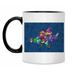 Кружка двухцветная