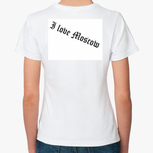 Классическая футболка с принтом Москва gta