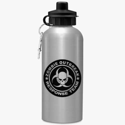 Спортивная бутылка/фляжка Zombie outbreak response team