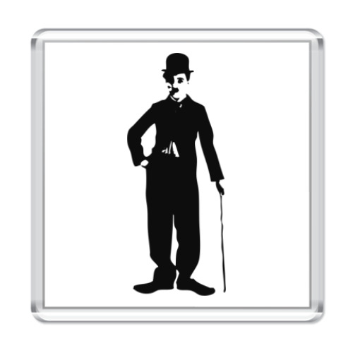 Магнит с принтом Чарли Чаплин