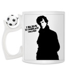 Кружка с футбольным мячиком