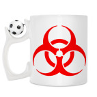 Кружка с футбольным мячиком