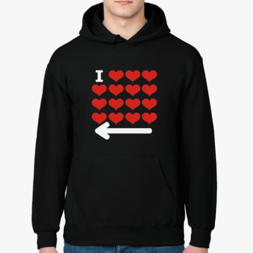 Толстовка худи I love