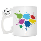 Кружка с футбольным мячиком
