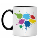 Кружка двухцветная