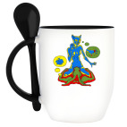 Кружка с ложкой