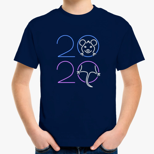 Детская футболка Год металлической крысы 2020