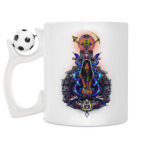 Кружка с футбольным мячиком